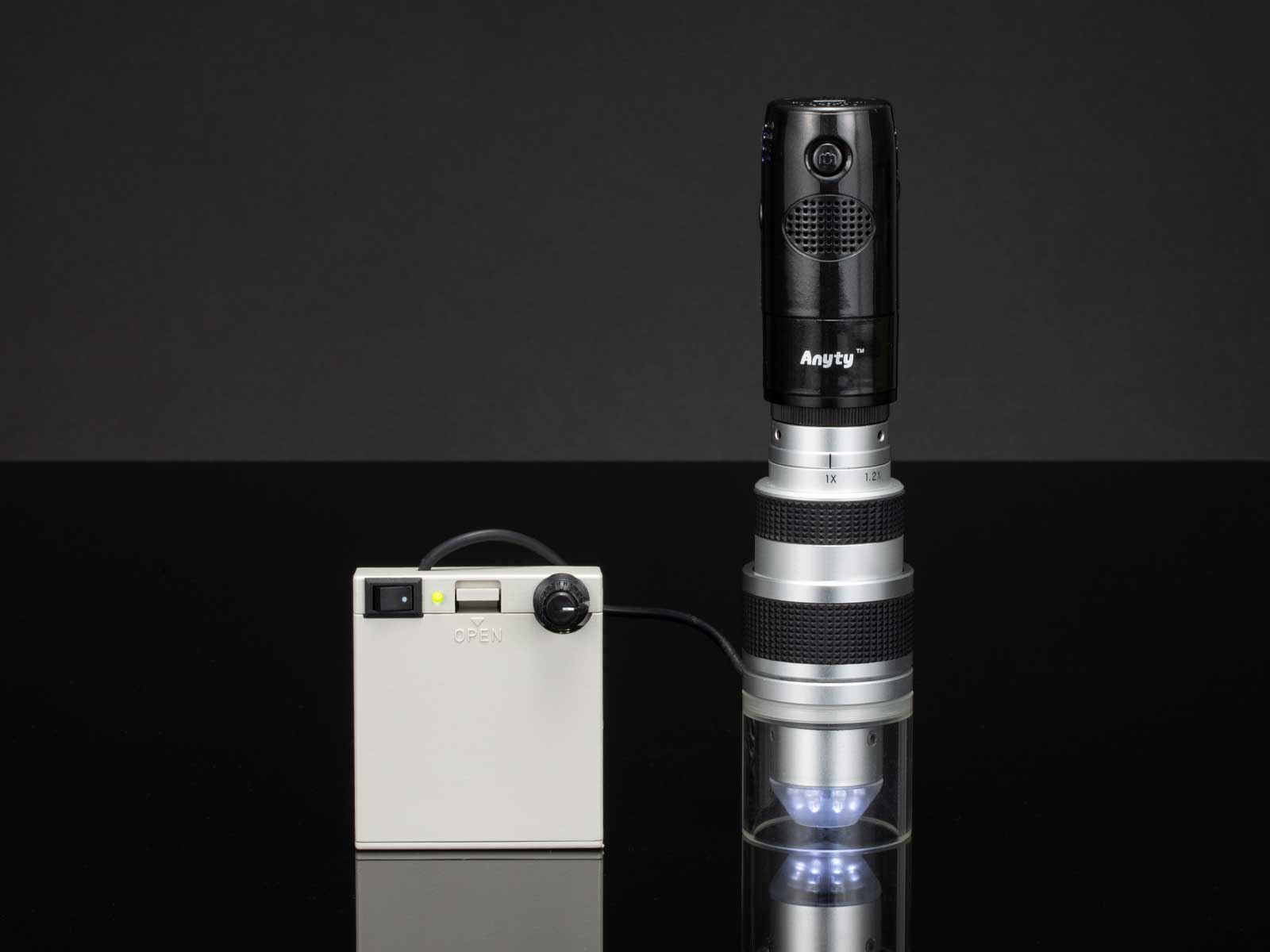 3R-WC130WIFIを3倍ハンディマクロズームレンズ TS-XL-CZ10に取り付けた写真