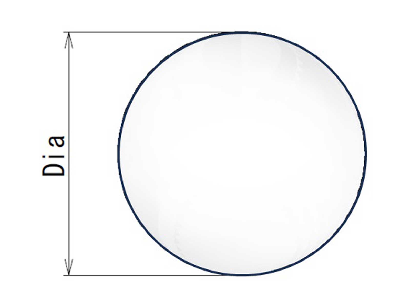 ボールレンズ寸法図
