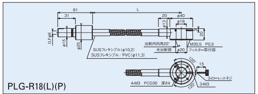 18Φリングフレキシブルチューブ図面